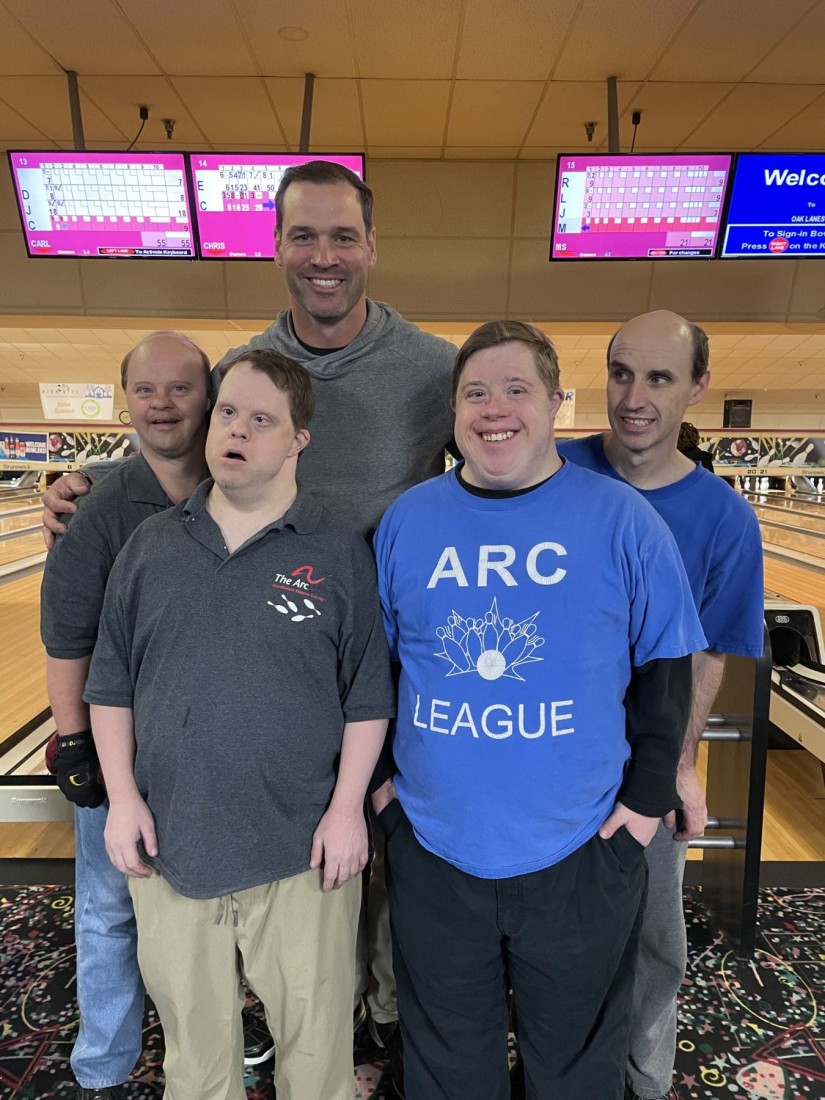COC's Second Annual Celebrity Bowling Challenge! - News from the Community Opportunity Center - drew-with-arc-rotated